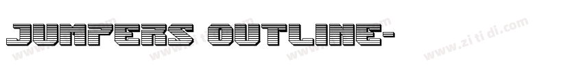 jumpers outline字体转换